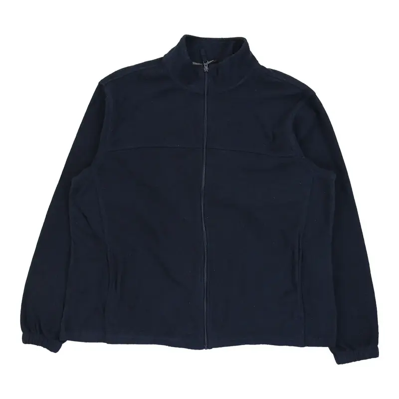 Vintage Starter Zip Up - XL Navy Cotton