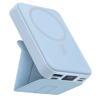 Magnetic Power Bank, 10000mAh with 22.5W PD Fast Charging.3 Charging interfaces 4 Output Modes.Features a Foldable Stand, USB...
