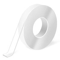 Double-Sided Tape (10FT) Mounting Tape, Multipurpose Removable Adhesive Foam Tape, Transparent Tape for Paste Items, Househol...