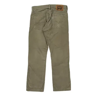 White Tab Levis Cord Trousers - 30? Waist Beige Cotton Blend