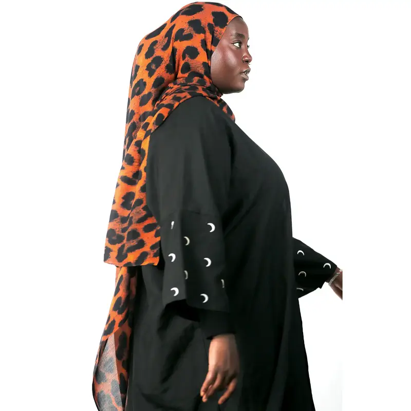 Safari Leopard Print Modal Hijab