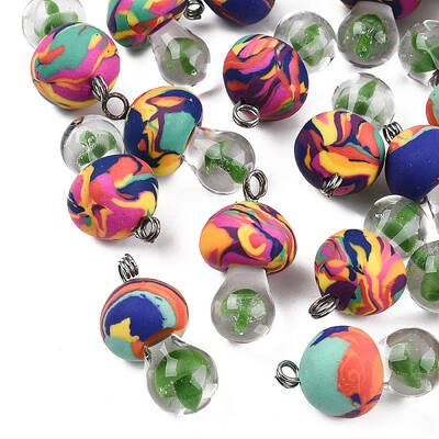 Handmade Polymer Clay Pendants