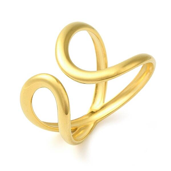 304 Stainless Steel Open Cuff Rings for Women