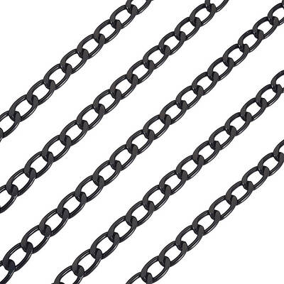 Oval Oxidation Aluminum Curb Chains