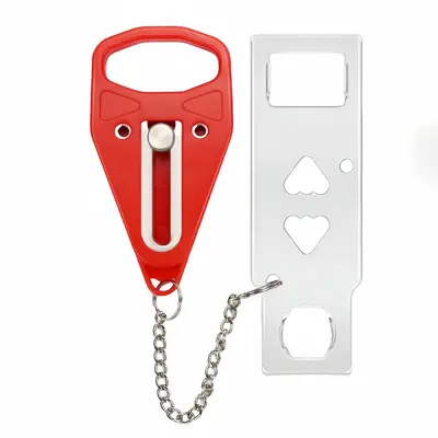 Portable Door Lock, Home Security Door Lock, Travel Lockdown Locks for Additional Safety and Privacy Perfect for Traveling Ho...