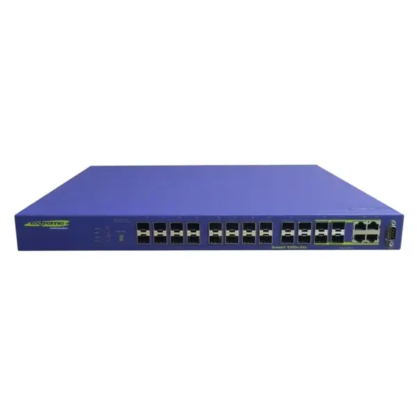 X450A-24X Extreme Networks 24 x Ports 1000Base-X + 4 x Ports Shared SFP Layer 3 Managed Gigabit Ethernet Network Switch
