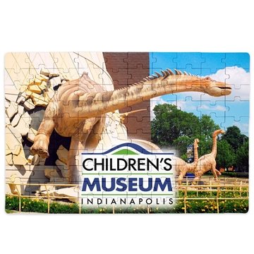 100 Promotional 100 Pieces Full Color 15.75x10.25 Custom Jigsaw ...