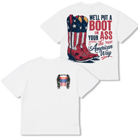 We’ll Put A Boot In Your Ass It’s The American Way Brought To You Courtesy Of The Red White And Blue T Shirt, Toby Keith ...