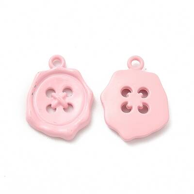 Spray Painted Alloy Pendants
