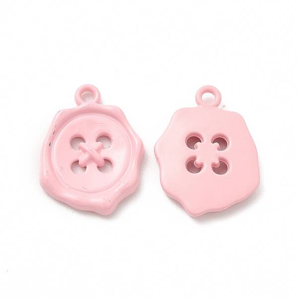 Spray Painted Alloy Pendants
