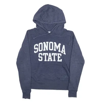 REDSHIRT Sonoma State USA Hoodie Blue Pullover Mens S