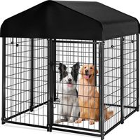Dog Kennel Outdoor with Roof, 48\