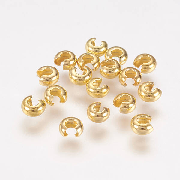 Brass Crimp Beads Covers