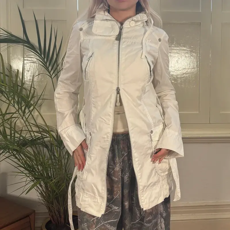 Old Story Jacket - Small White Cotton