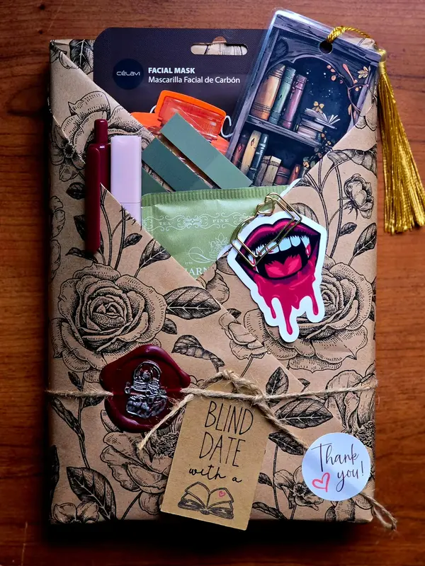 Blind Date with a Book - Customizable with genre and color scheme!