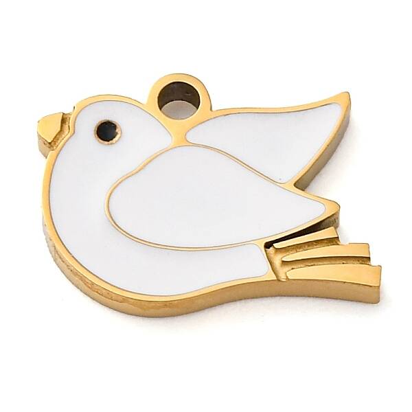 304 Stainless Steel Enamel Charms