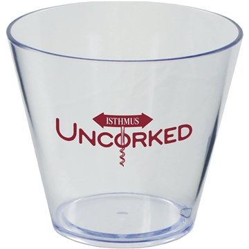 50 Customized 9 oz Clear Plastic Cup - USA Made & Recyclable