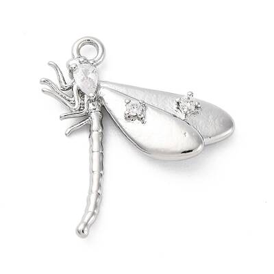 Brass Pave Cubic Zirconia Pendants
