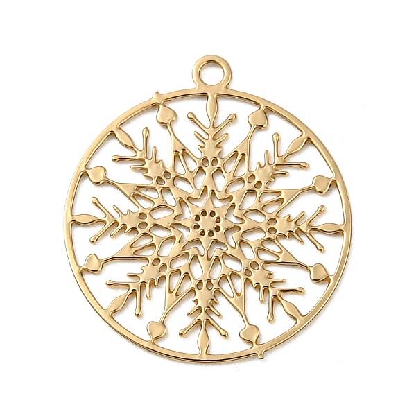 Brass Etched Metal Embellishments Connecotr Charms