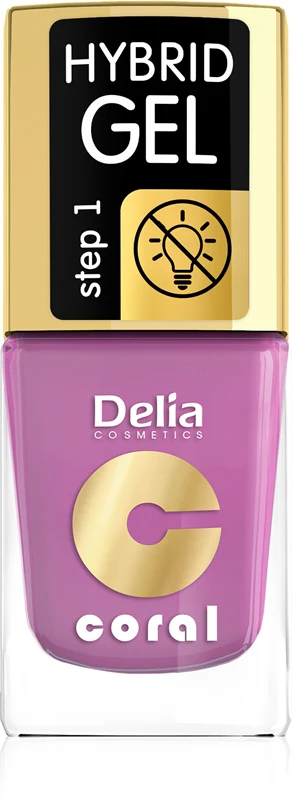 Delia Cosmetics Coral Nail Polish Hybrid Gel Polish Color 05 11 Ml