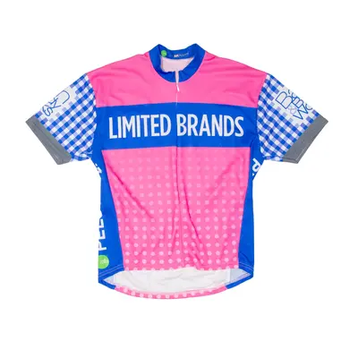 AK APPAREL Cycling Womens Jersey Pink 1/2 Zip M