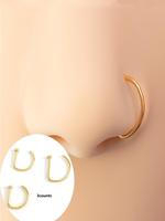 Punk Style Non-piercing Nose Ring, Fashionable Body Jewelry, Elegant All-match Fashion Accessories, Exquisite Thin Jewelry fo...