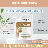 Anti-Hair Fall Hair Loss Treatment Shampoo Oil Control Anti dandruff Haircare Ginseng Ginger Help Hair Growth Jojoba Oat Repa...
