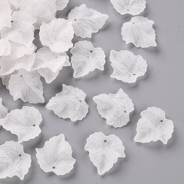 Autumn Theme Transparent Frosted Acrylic Pendants