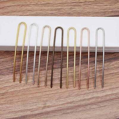 Brass Hair Fork Findings