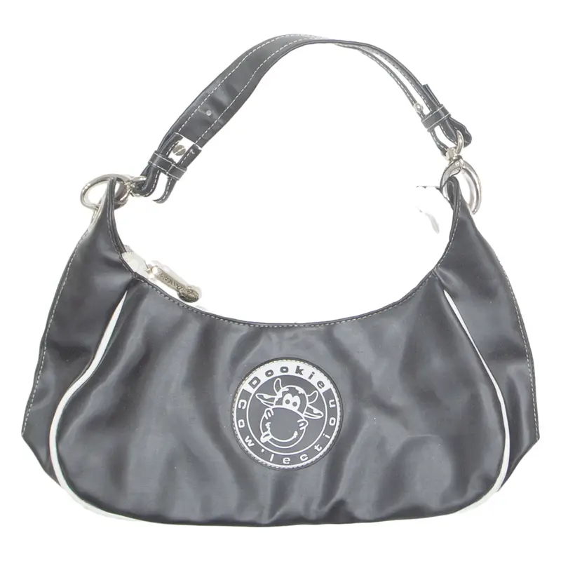 DOOKIE Womens Shoulder Bag Black Leather