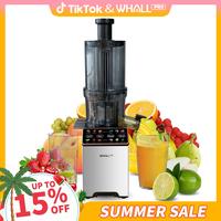 WHALLPRO Cold Press Upgraded Juicer Machine with Touchscreen, Larger caliber,Safer and smarter Slow Masticating Machines with...
