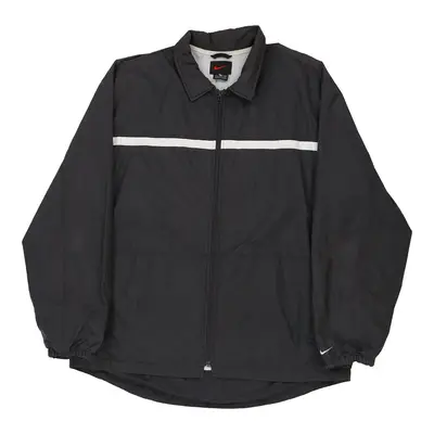 Nike Jacket - Large Grey Nylon Blend
