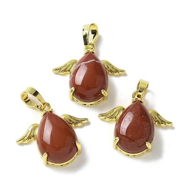 Natural Red Jasper Pendants