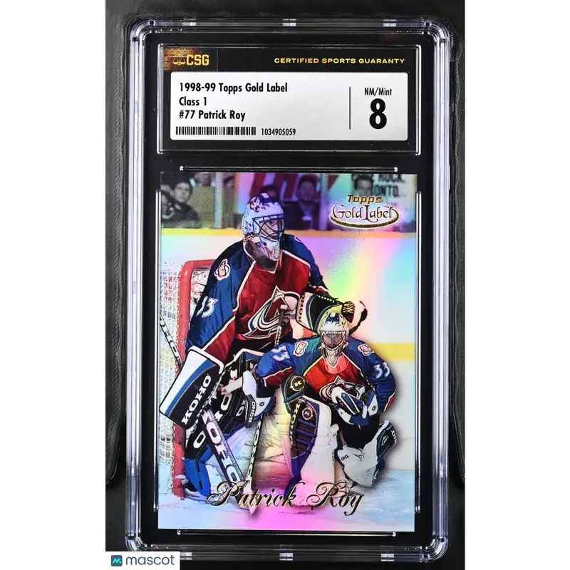 Patrick Roy CGC 1998 Gold Label #77 Class 1 Hockey 8
