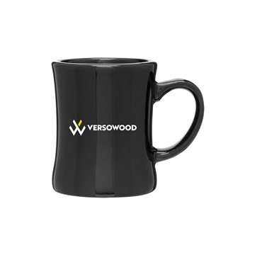 48 Customized 14 oz Luna Mug - Black - Microwave Safe