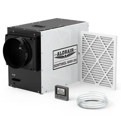 AlorAir® Sentinel WHD 120 | 104 PPD Commercial Grade Whole Home Dehumidifier for 3000 Sq.Ft with GPP Mode