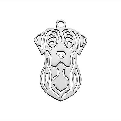 Tarnish Resistant 201 Stainless Steel Puppy Pendants