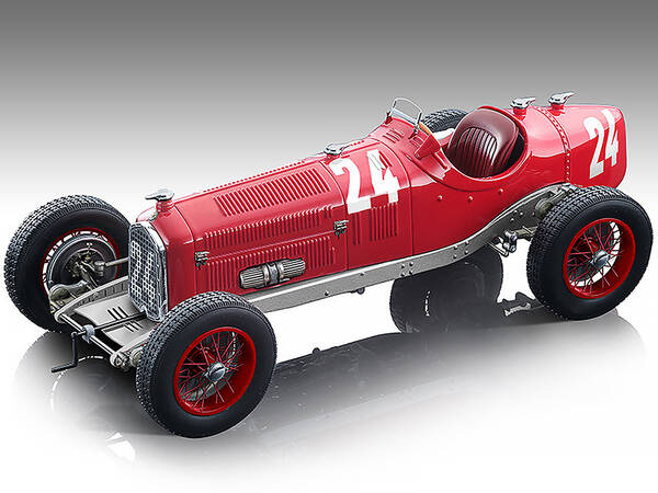 Alfa Romeo P3 Tipo B #24 Tazio Nuvolari 3rd Place Monza GP (1932) Mythos Series Limited Edition to 170 pieces Worldwide 1/18 ...