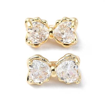 Brass Pave Cubic Zirconia Multi-Strand Links