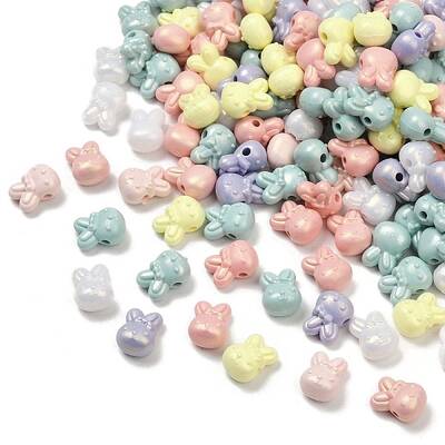 UV Plating Opauqe Acrylic Beads