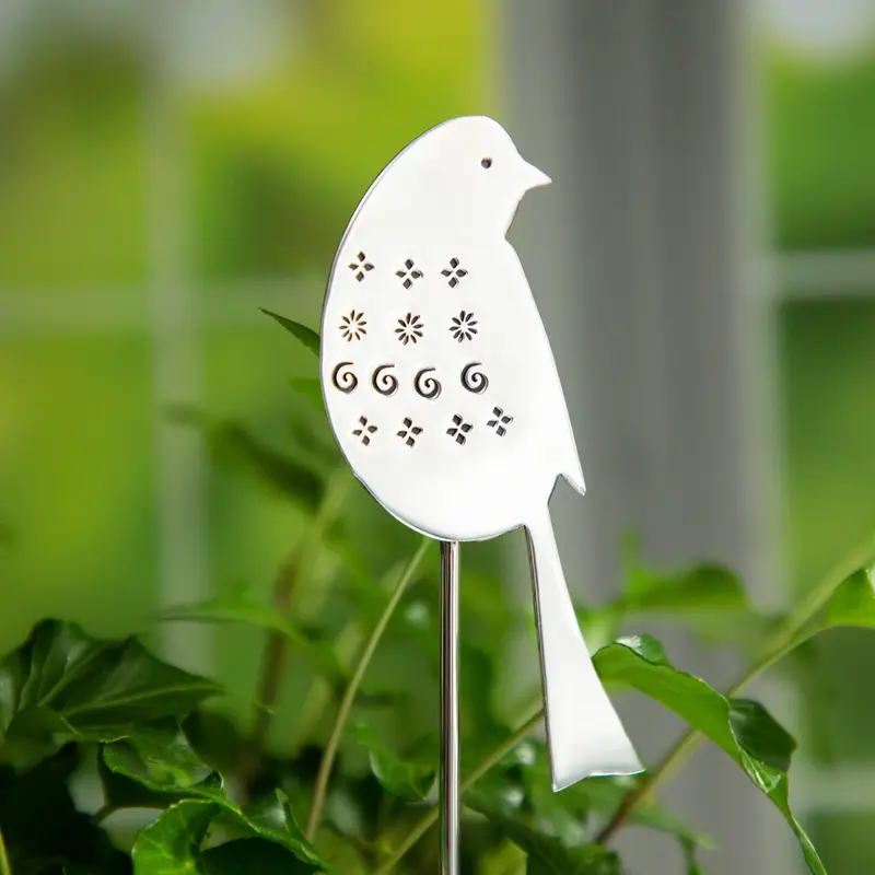Pretty Birds Handmade Pot Stakes - Resting