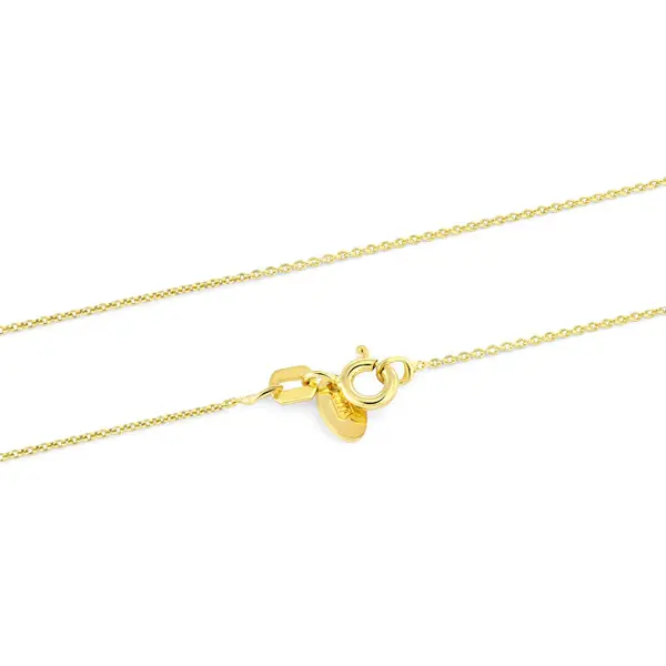 Beneto exclusive Anker AGS1099 Gold Plated Silver Chain - Length: 45cm