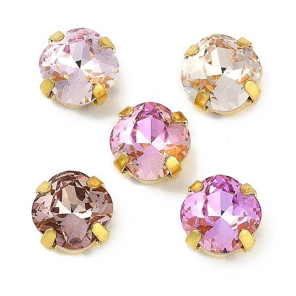 Brass Glass Rhinestone Sew on Rhinestones