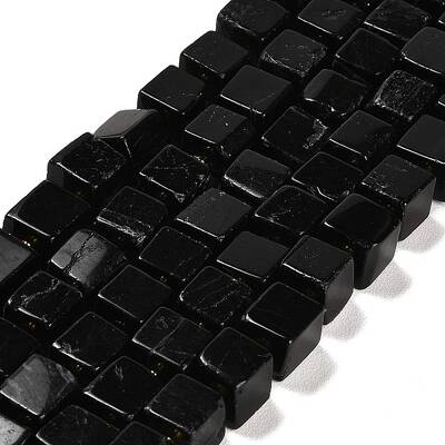 Natural Black Tourmaline Beads Strands