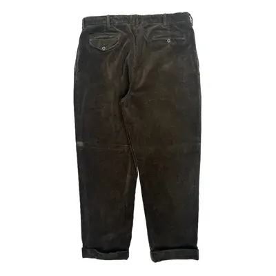 Polo By Ralph Lauren Cord Trousers - 38? Waist Brown Cotton