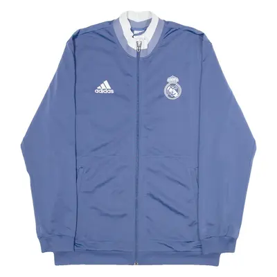 ADIDAS FC Football Mens Track Jacket Blue L