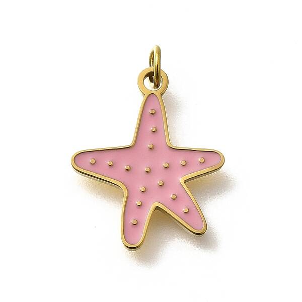304 Stainless Steel Enamel Pendants