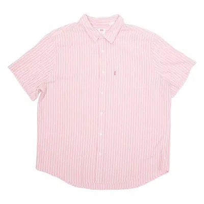 LEVI'S Mens Shirt Pink Pinstripe XL