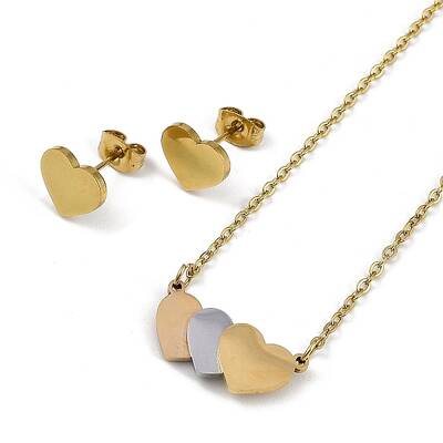 Vacuum Plating 304 & 201 Stainless Steel Jewelry Sets