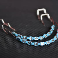 Temporary Braces Clip-on Dentures Full Dentures Fashion Hip Hop Blue Black Color Handmade Metal Dental Braces Oral Tooth Gem ...